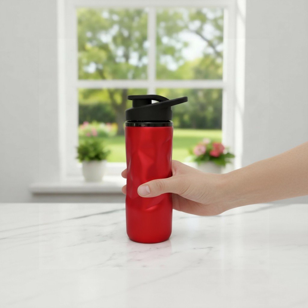 TOMATODO CUBES ALUMINIO ROJO 750ml - Imagen 2