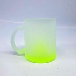 JARRO VIDRIO BASE AMARILLO 11OZ