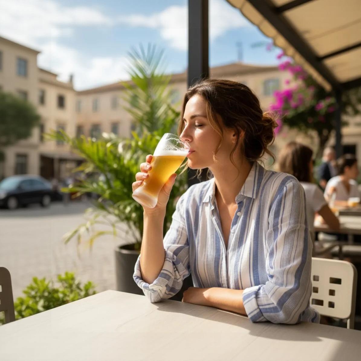 20OZ/600ML TULIP PINT BEER VIDRIO(FROSTED) - Imagen 2