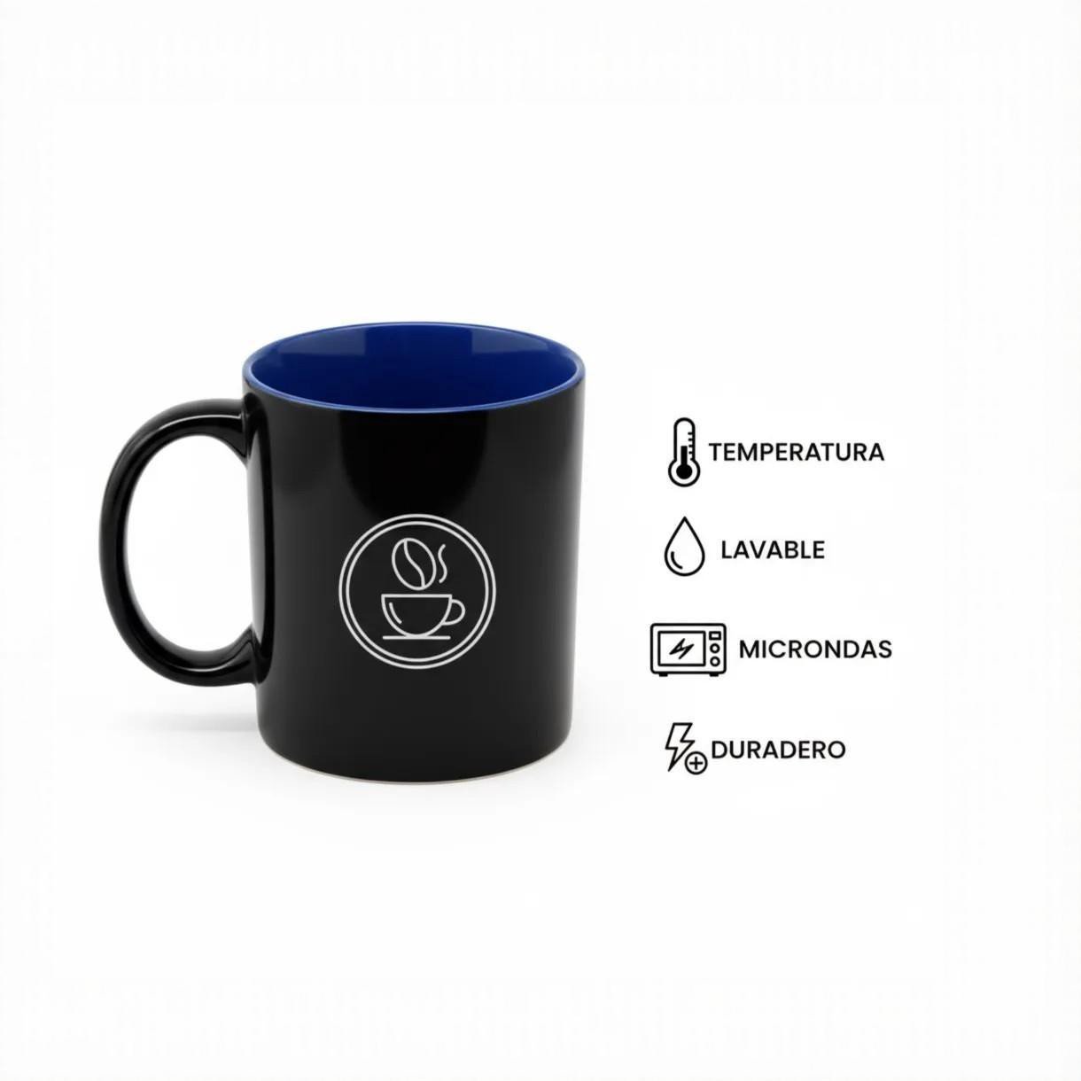 JARRO MAGICO NEGRO INTERIOR AZUL 11 ONZ - Imagen 3