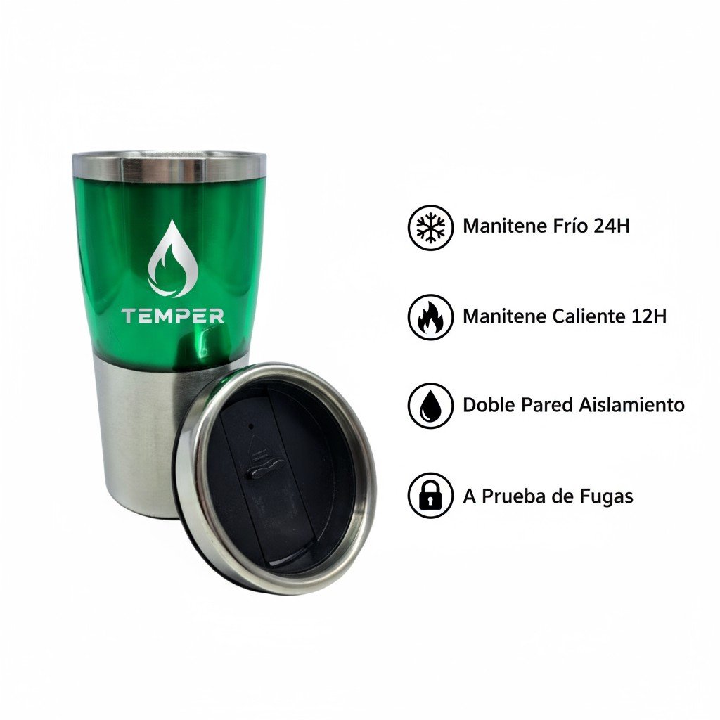 JARRO TERMICO PLASTICO ALUMINIO COLORES - Imagen 3