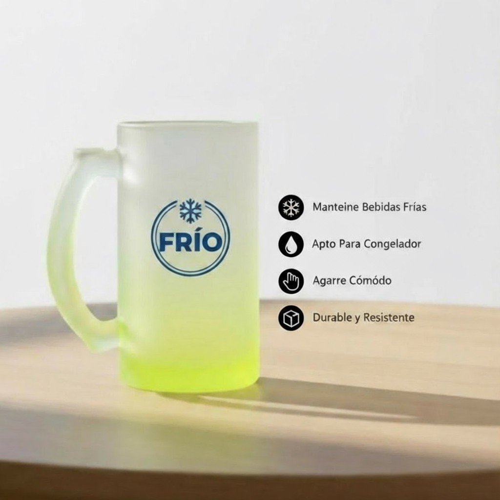 JARRO VIDRIO CON BASE DE COLORES - Imagen 3