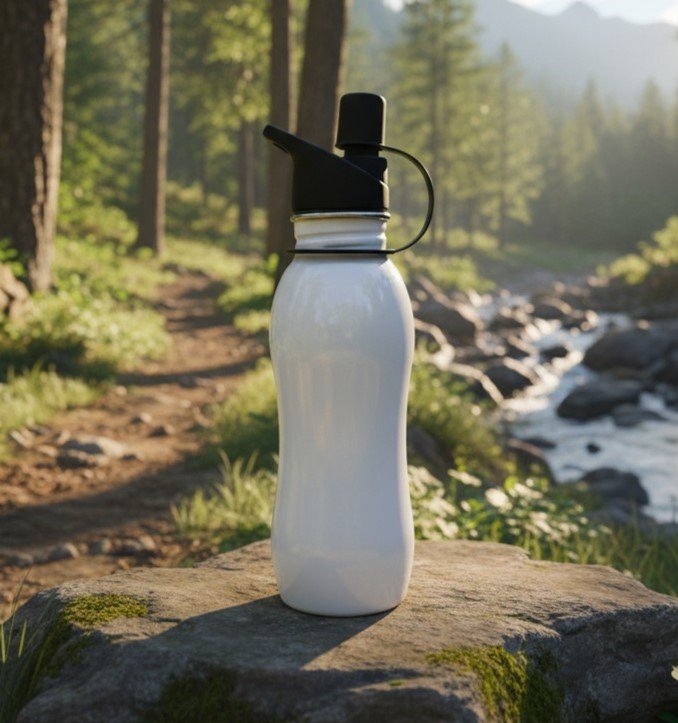 TOMATODO CURVES ALUMINIO BLANCO 650ml