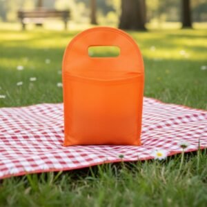 ECOBAG AUTO NARANJA 21X30CM