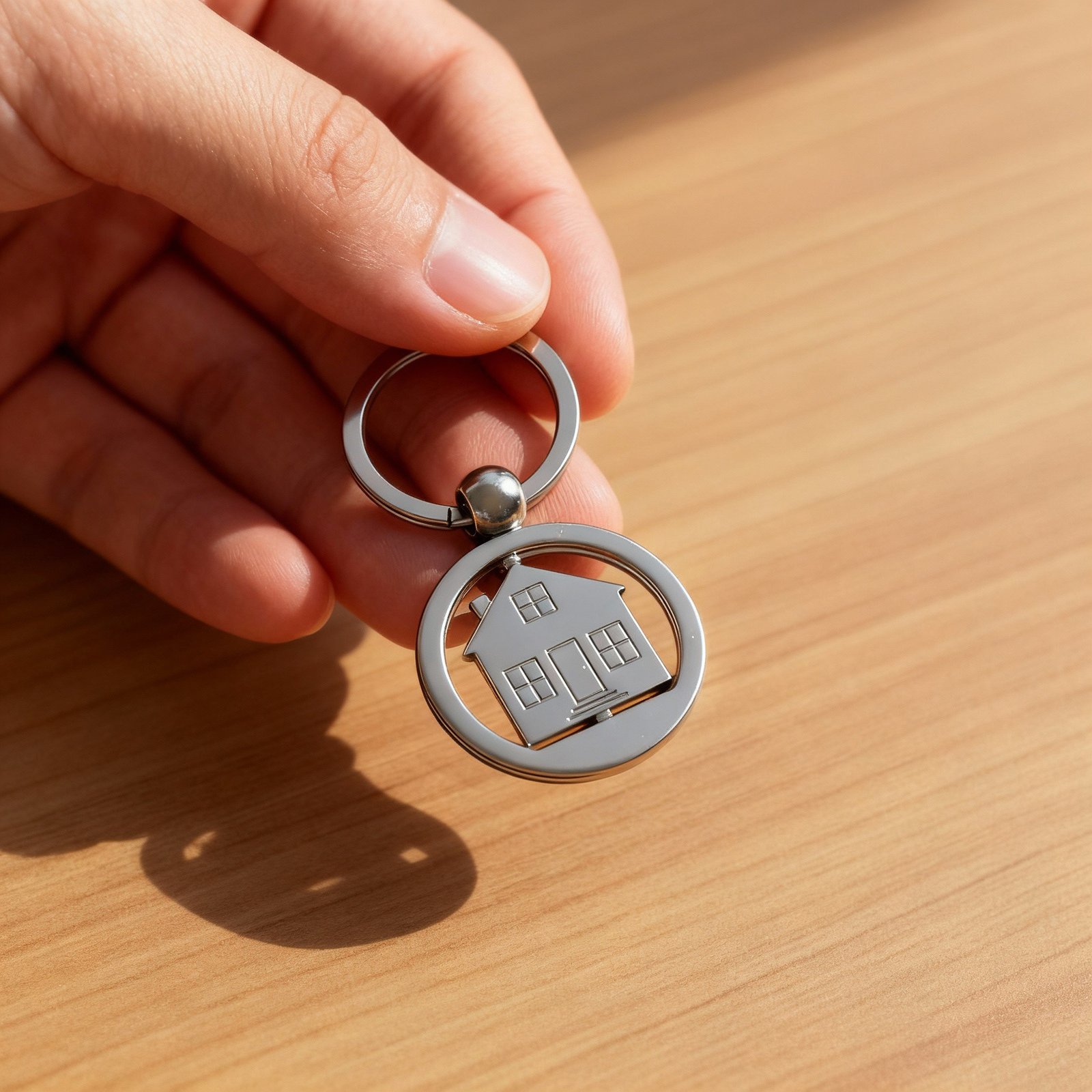 LLAVERO CASA ACERO - Imagen 2