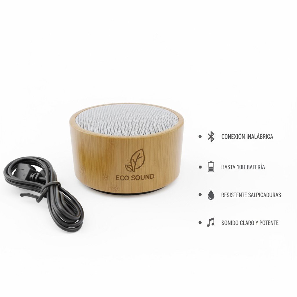 PARLANTE MINI BAMBOO - Imagen 3
