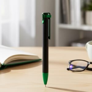 ESFERO NEGRO LINES VERDE