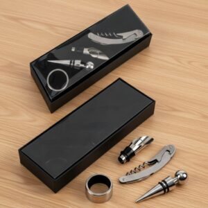 SET PARA VINO 4 PIEZAS