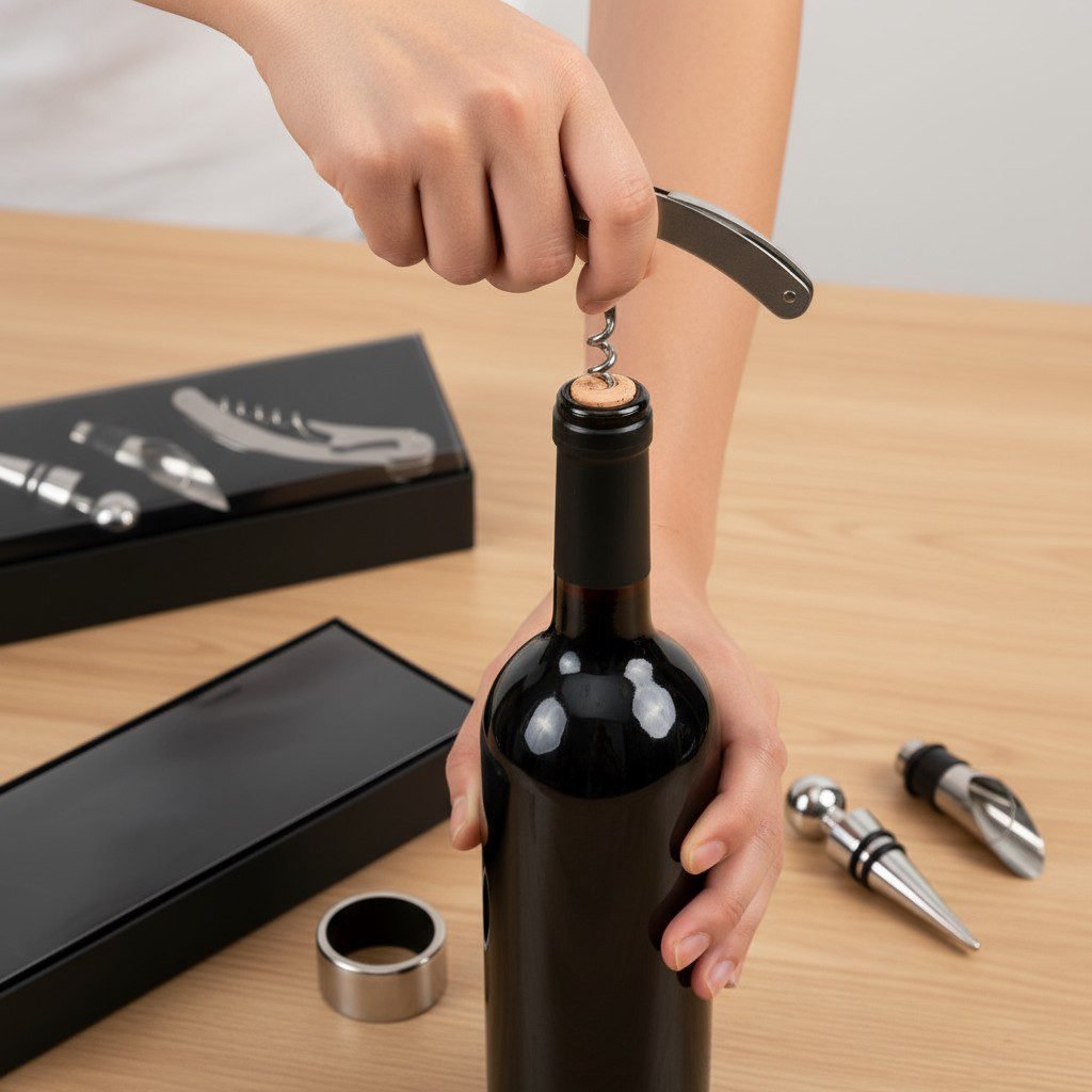 SET PARA VINO 4 PIEZAS - Imagen 2