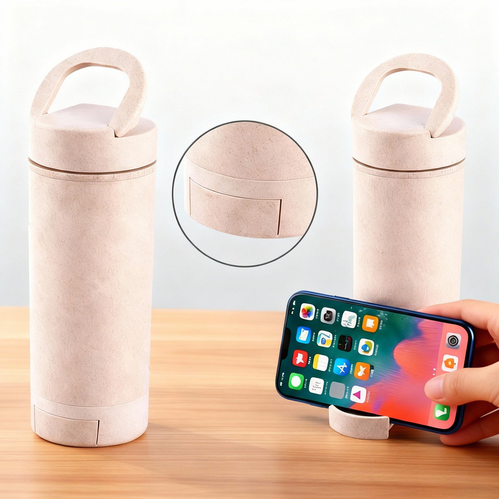 TERMO CON SOPORTE PARA TELÉFONO - Imagen 2