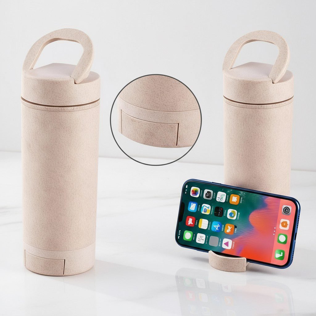 TERMO CON SOPORTE PARA TELÉFONO - Imagen 4