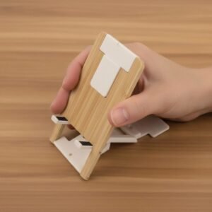 SOPORTE DE BAMBÚ PARA TELÉFONO