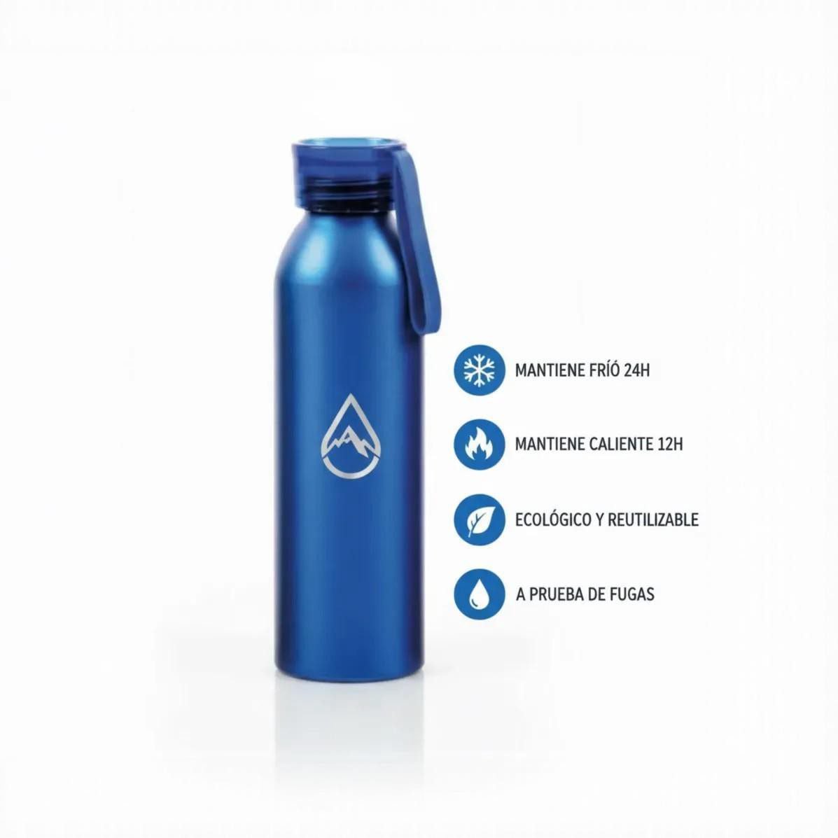 BOTELLA DE ALUMINIO CON COLGANTE - Imagen 3